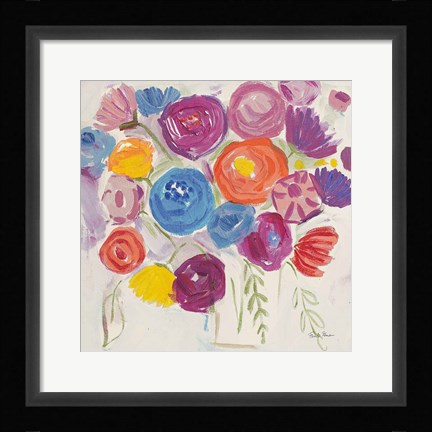Framed Delicate Flair I Pastel Print