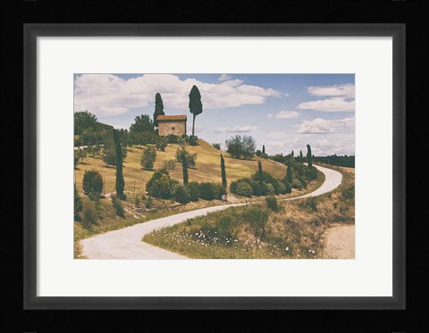 Framed Strada Bianca I Print