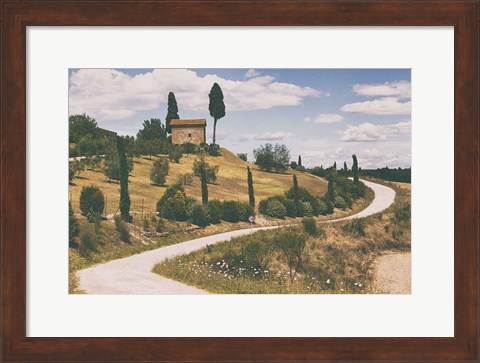 Framed Strada Bianca I Print