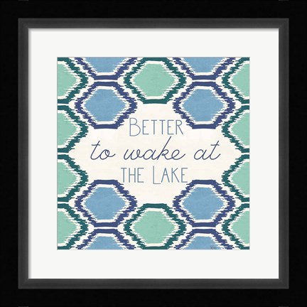 Framed Otomi Lake XVI Print