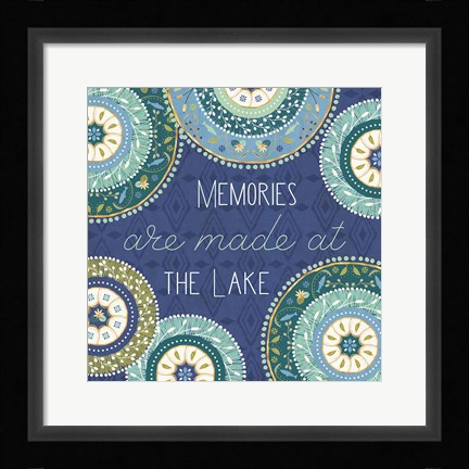 Framed Otomi Lake XV Print