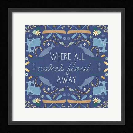 Framed Otomi Lake XIII Print