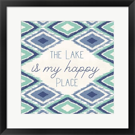Framed Otomi Lake XII Print