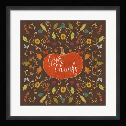 Framed Autumn Otomi VII Print