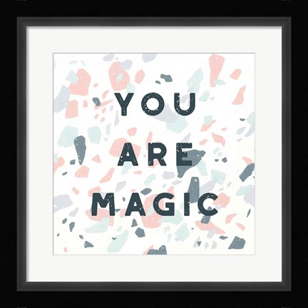 Framed Terrazzo Inspiration I Print