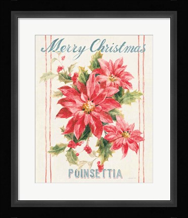 Framed Floursack Holiday Bright III Print