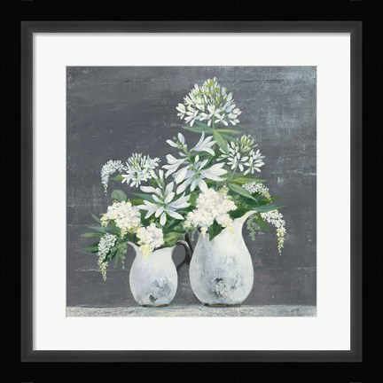 Framed Late Summer Bouquet III Print