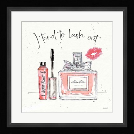 Framed Chic Accents V Print