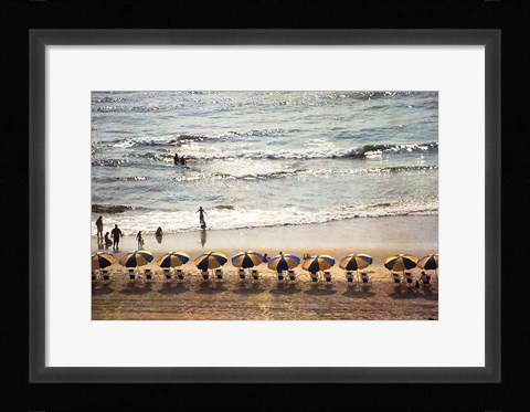 Framed Day at the Beach Print