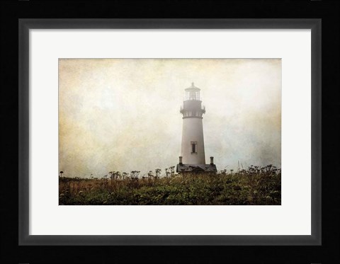 Framed Lonely Lighthouse II Print