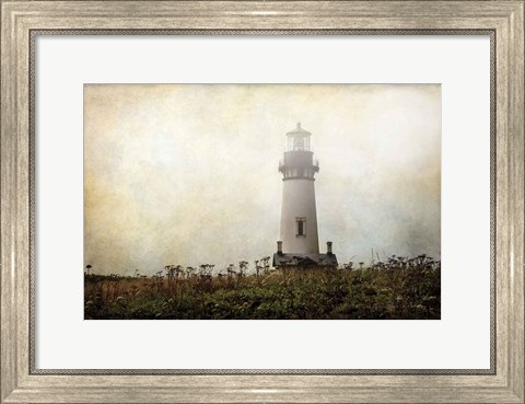 Framed Lonely Lighthouse II Print