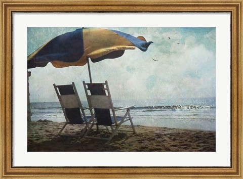 Framed Sea For Two Print