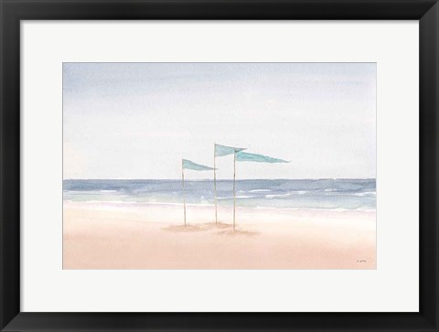 Framed Salento Coast I Print
