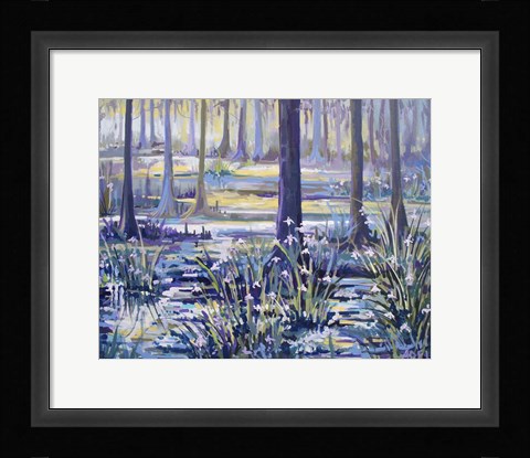 Framed Blue Bayou Swamp Print