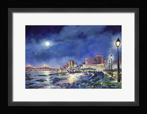 Framed New Orleans Riverfront Print