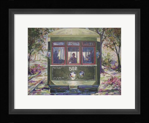Framed New Orleans Streetcar Print