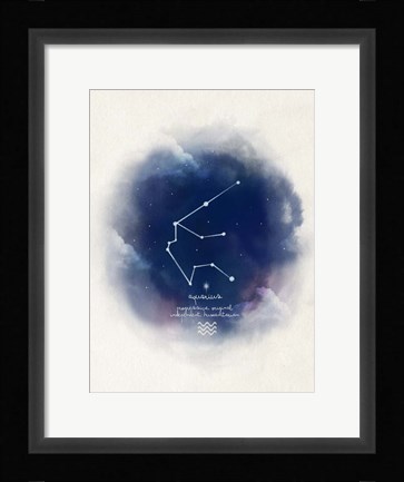 Framed Aquarius Print
