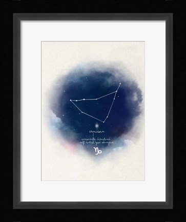 Framed Capricorn Print
