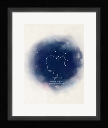 Framed Sagittarius Print
