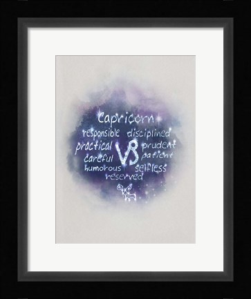Framed Starlight Astology Cap Print