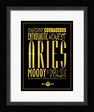 Framed Aries Print