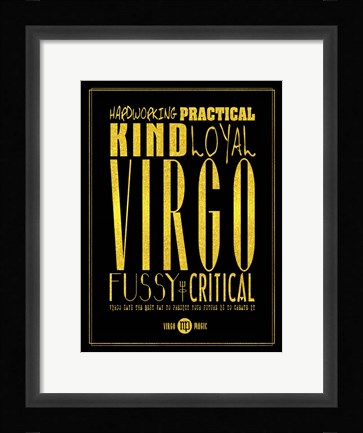 Framed Virgo Print