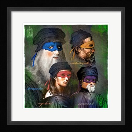 Framed Original Heros Print