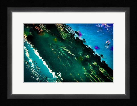 Framed Painted on Water 03 Print