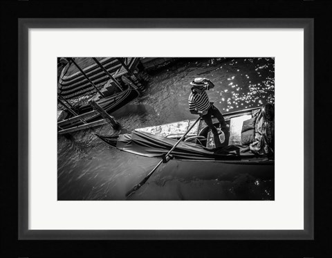 Framed Raising my Hat Print