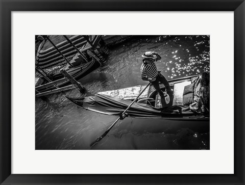 Framed Raising my Hat Print