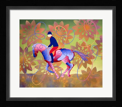 Framed Finzi Contini's Garden Print