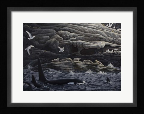 Framed Gabriola Island Gathering Print