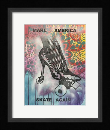 Framed Make America Skate Again Print