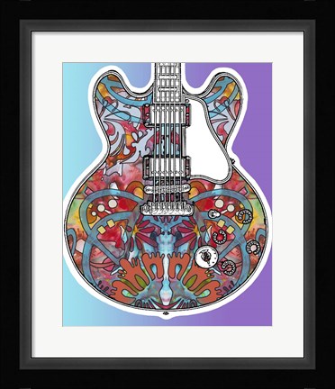 Framed Gibson ES-335 Print