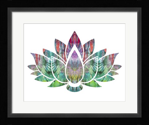 Framed Lotus Print