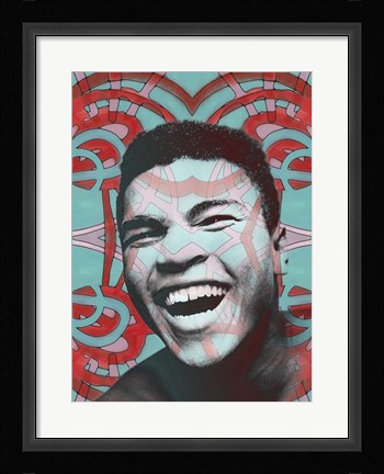 Framed Ali Smile Print