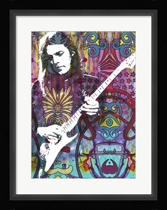 Framed David Gilmour Print