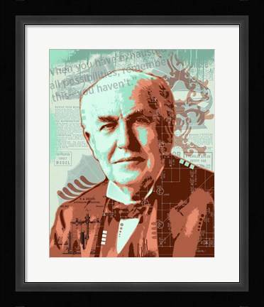 Framed Edison Print