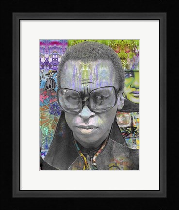 Framed Electric Miles Print