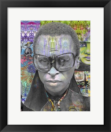 Framed Electric Miles Print