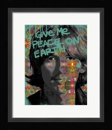 Framed George Harrison Print