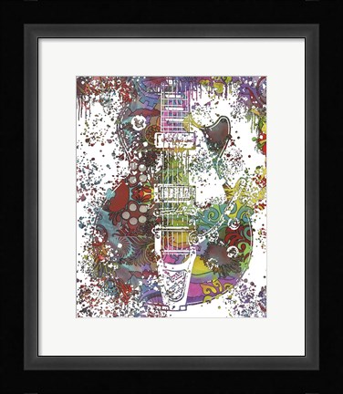 Framed Les Paul Whammy Print