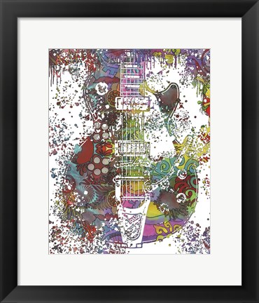 Framed Les Paul Whammy Print