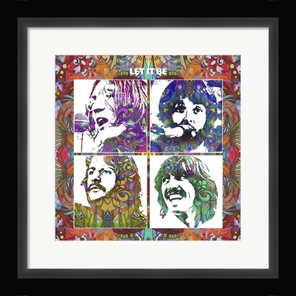 Framed Let It Be Print