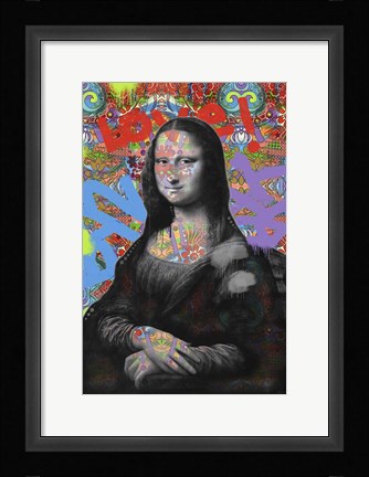 Framed Mona Lisa Print
