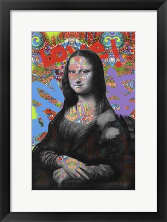 Framed Mona Lisa Print