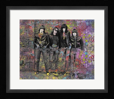 Framed Ramones Print