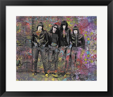 Framed Ramones Print