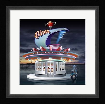 Framed Diner Print
