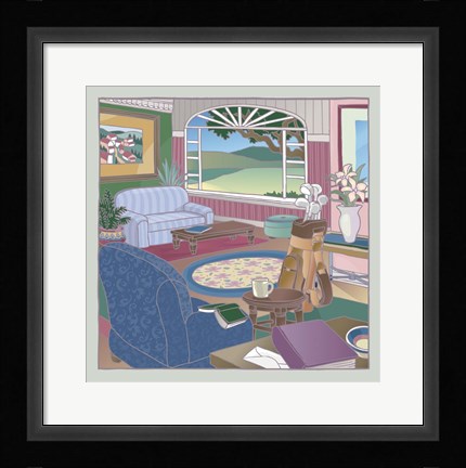 Framed Golf Day Print